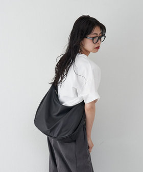 名品】ソフトレザーラウンドビッグショルダーバッグ(CE-1325-WEB