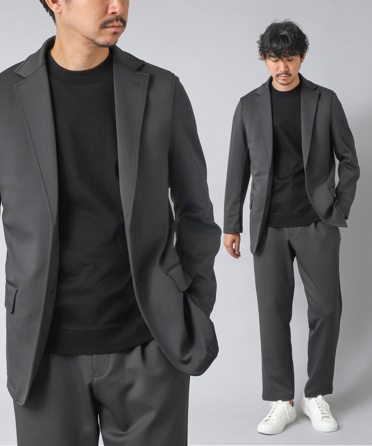 ACTIVE SECT】《セットアップ》ダブルニットスーツ ジャケット&パンツ