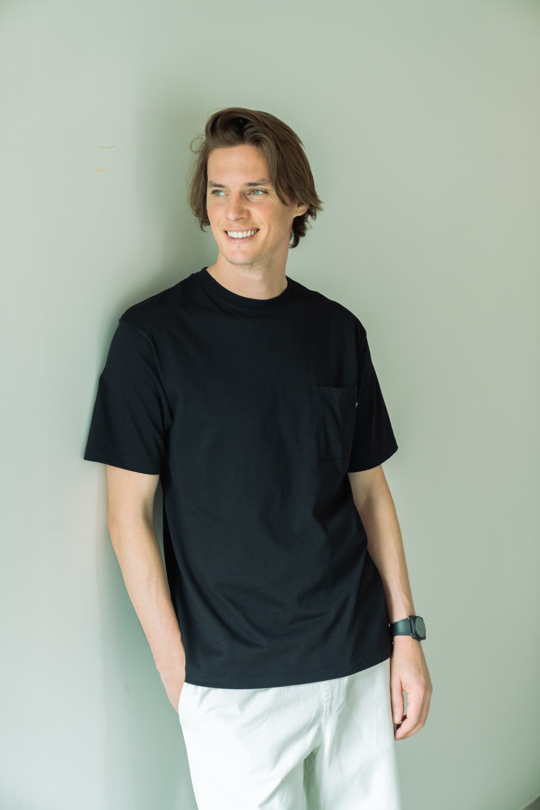 色褪せない・ヘタらない大人の黒Tシャツ｜7.3oz 高機能Tシャツ (半袖