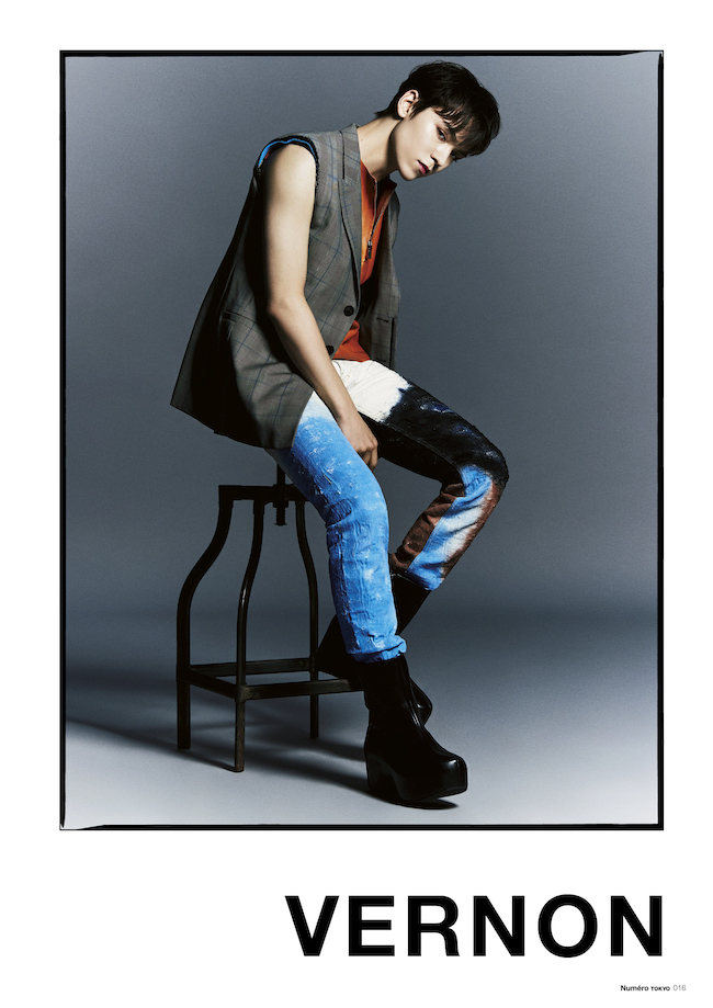 別冊付録：SEVENTEEN】VERNON（バーノン）に一問一答！ | Numero TOKYO
