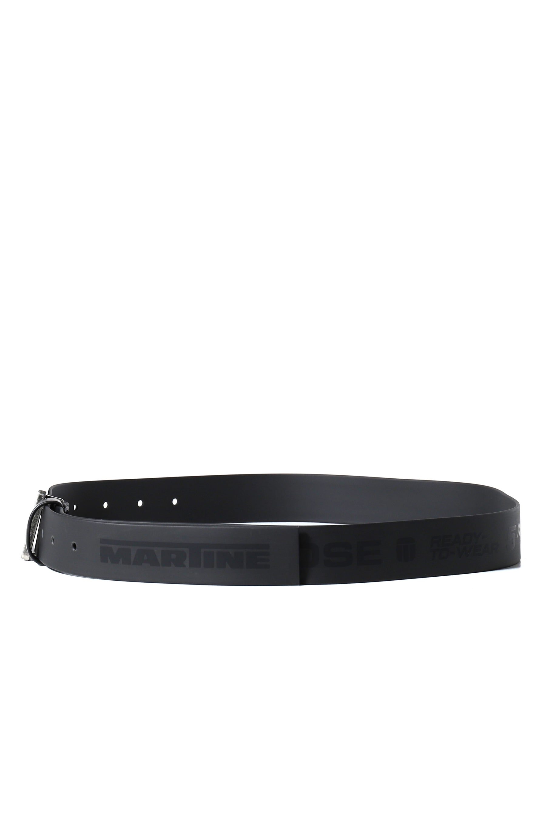Martine Rose マーティン ローズ SS25 RUBBER TYRE BELT / BLK - NUBIAN