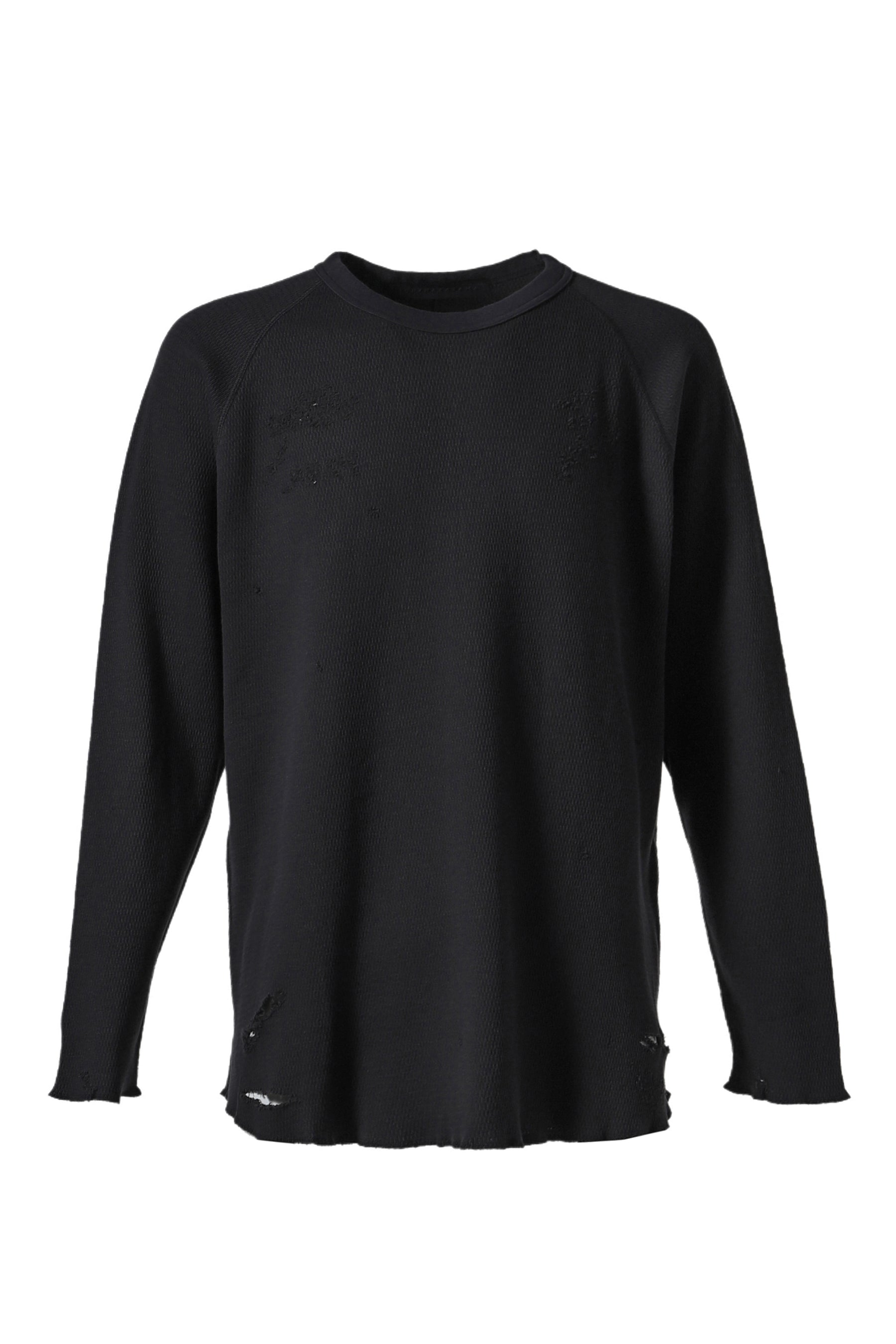 vallad サーマル ブラックM IO VALLAD サーマル 長袖カットソー M