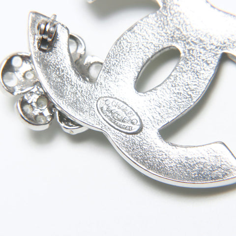 シャネル CHANEL ココマーク カメリア ラインストーン 04P ブローチ