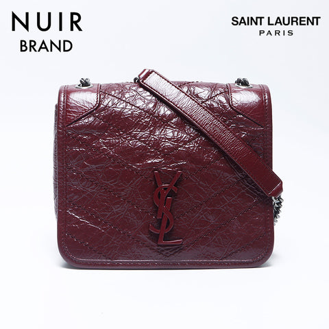 イヴ・サンローラン YVES SAINT LAURENT ニキ ロゴ チェーン バー