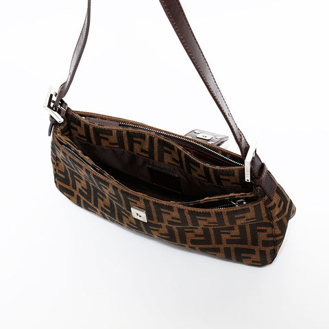 フェンディ FENDI マンマ キャンバス ズッカ ショルダーバッグ