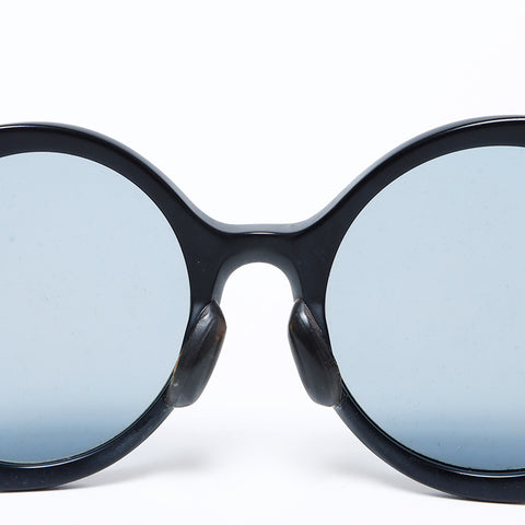 シャネル CHANEL ラウンド 丸形 ココマーク サングラス ブラック