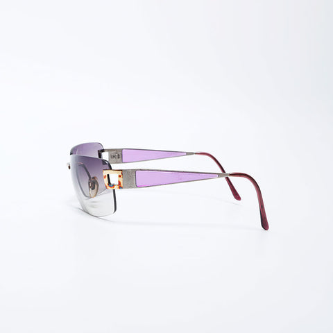 ブルガリ BVLGARI リムレス フレームレス グラデーション サングラス