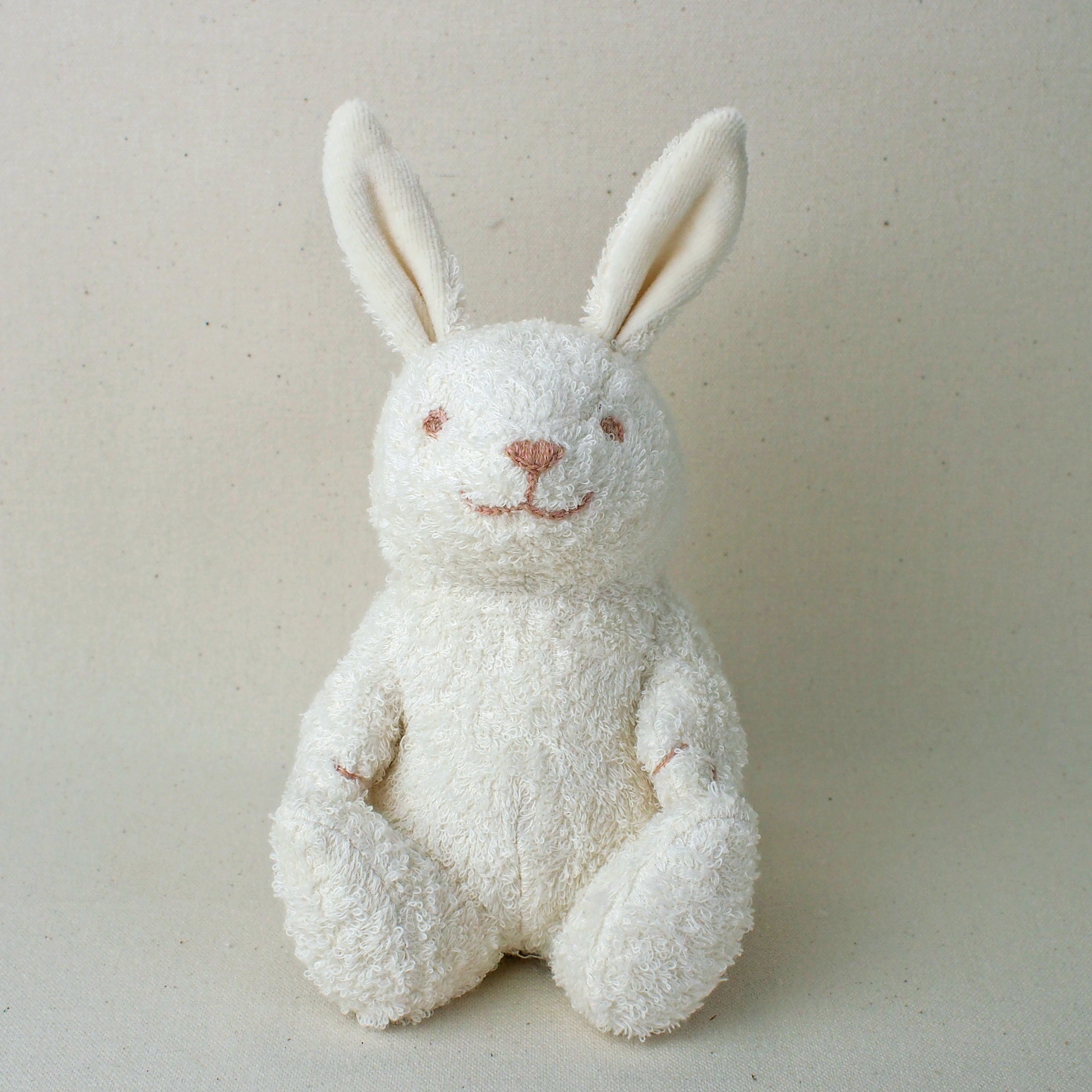 オーガニックコットンうさぎのぬいぐるみMサイズ 手作りキット | 天然