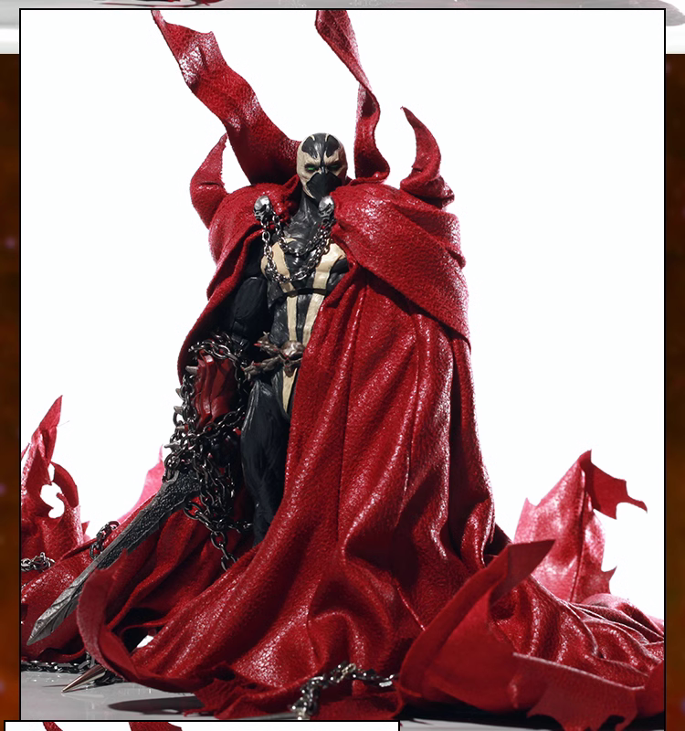 Custom 1/12 Clothing Accessories for McFarlane Spawn Cape & two