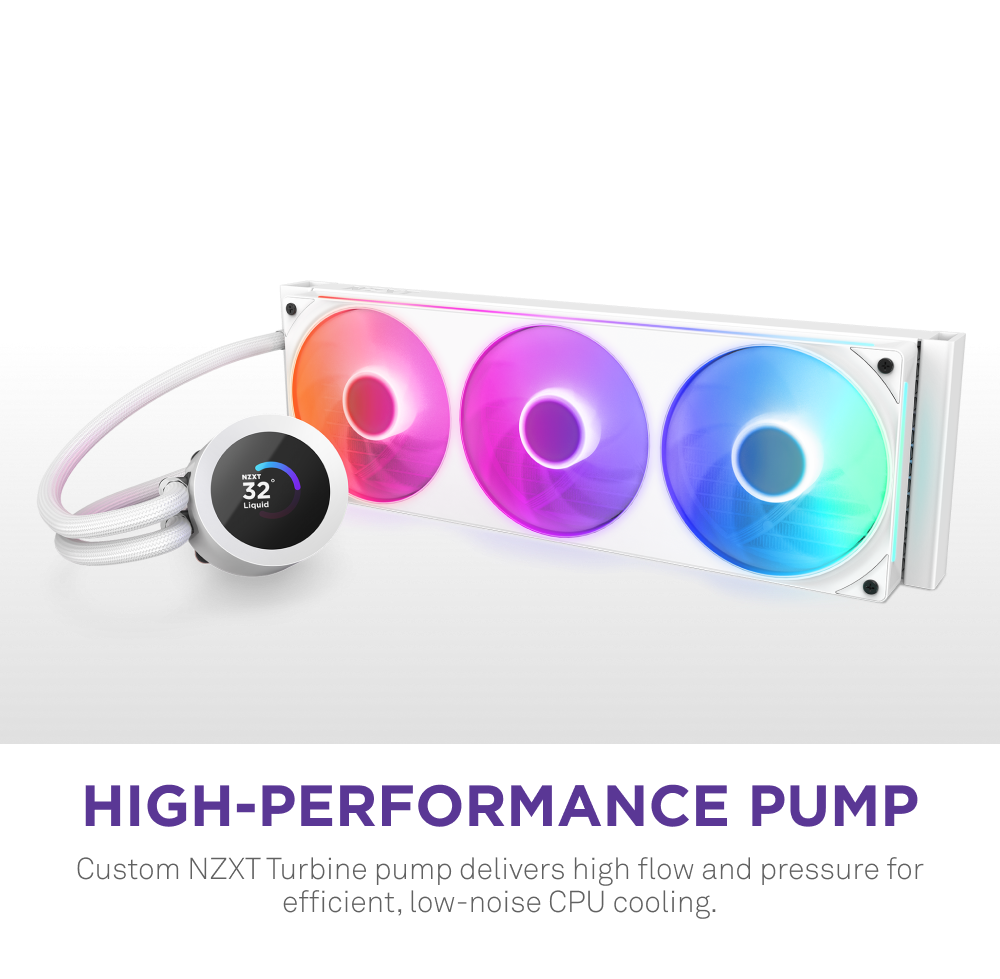 NZXT | Kraken Plus 360 RGB | RGB AIO Liquid Cooler