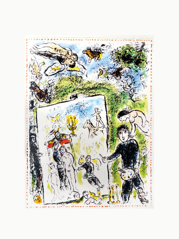 Chagall Lithograph VI - The Oblist