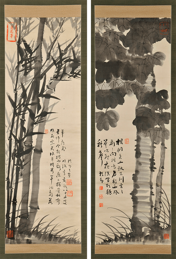 梧と竹図 作品情報 中林梧竹記念館デジタルミュージアム