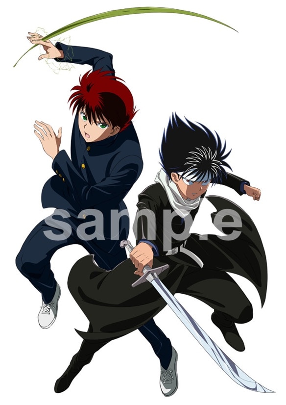 幽☆遊☆白書」BD-BOX発売記念イベント、南野秀一と飛影の新規イラスト