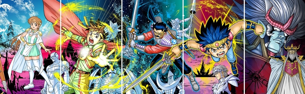 ダイの大冒険」新装彩録版13～15巻のカバー絵公開、イラストギャラリー