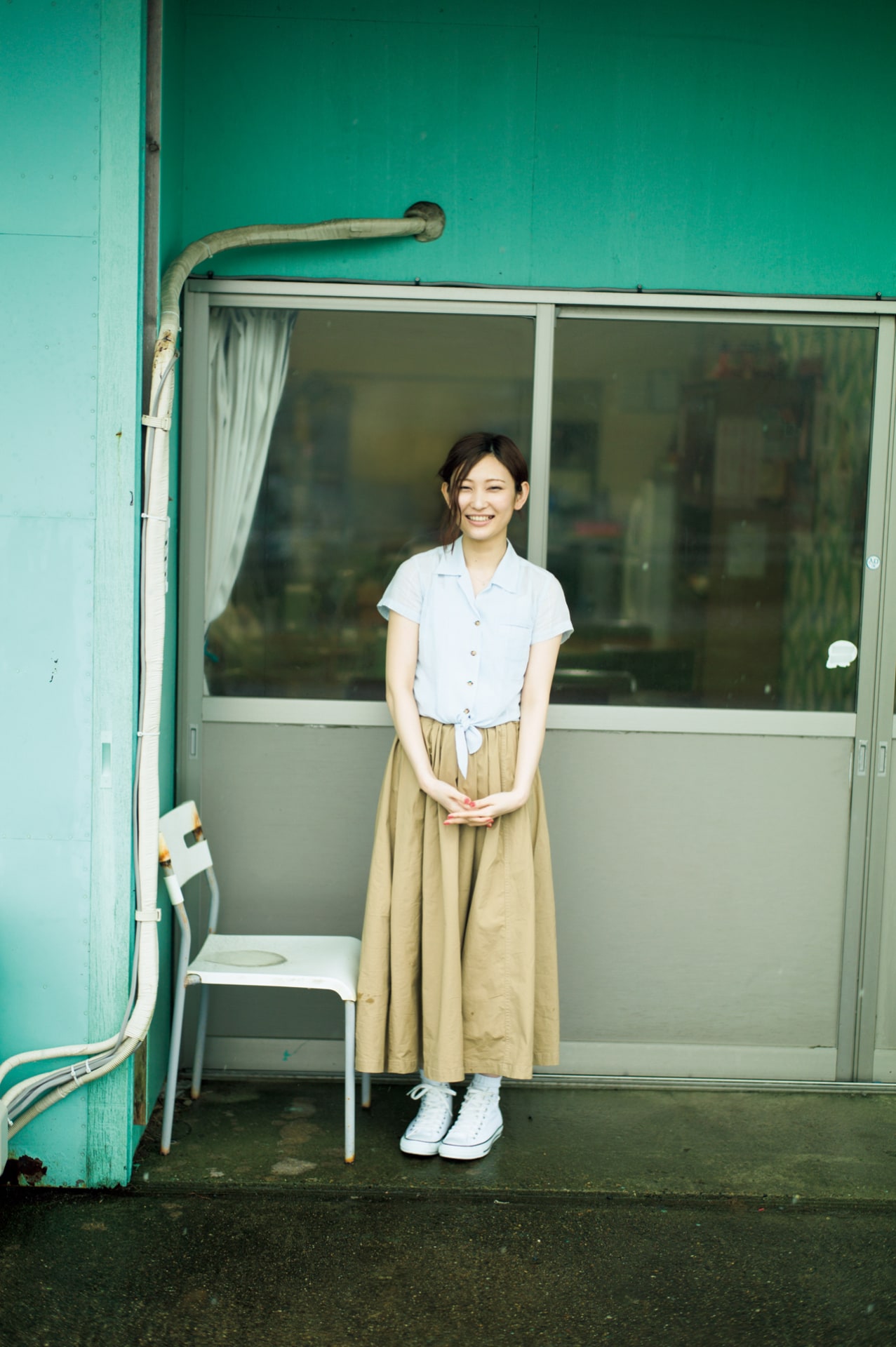 欅坂46グループ写真集「21人の未完成」より志田愛佳のソロカット