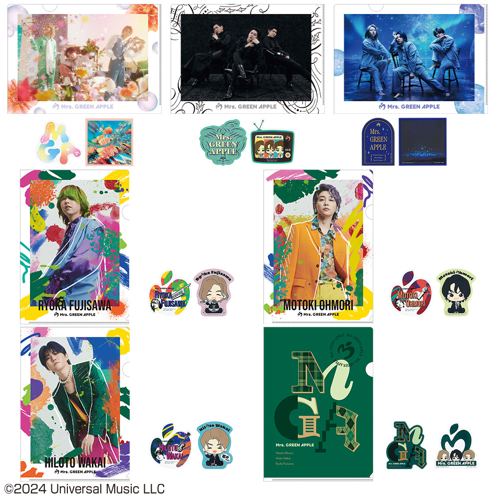 Mrs. GREEN APPLE ミセス 一番くじ A賞 コンプリートF賞3種 F賞：