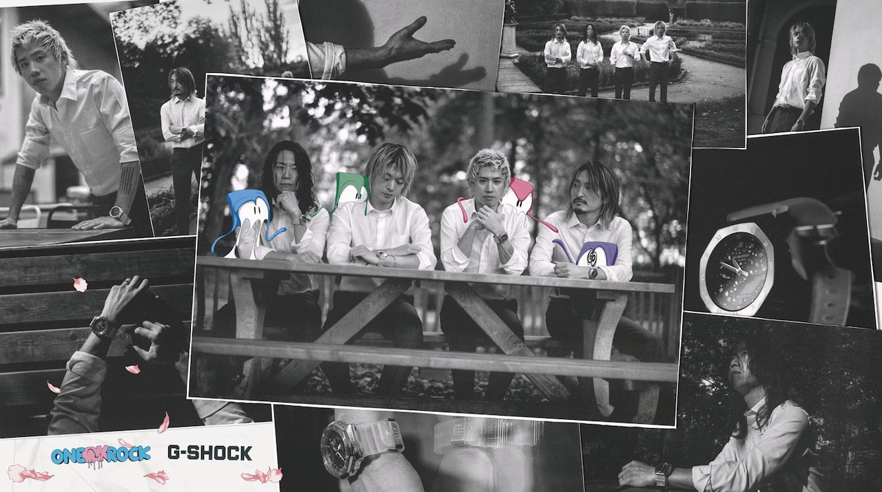 結成20周年のONE OK ROCKが「G-SHOCK」とコラボ、日本文化の優雅さと