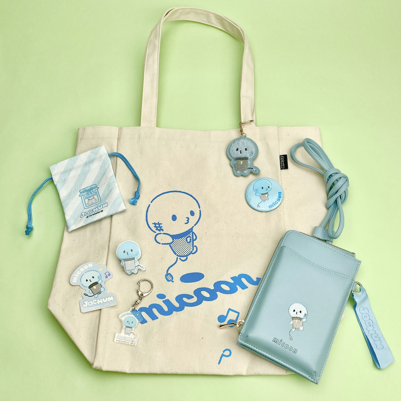 マイクン（河野純喜考案）のグッズ。 (c)'23 SANRIO 著作（株