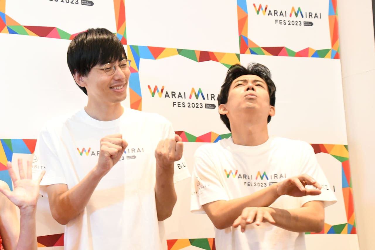 カベポスター永見、前日から梅田でSDGsウォーク 今日復帰の浜田は体調