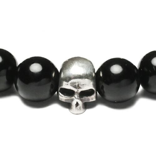 J-NS049)スカルビーズブレスレット｜アクセサリー通販のジャムホーム