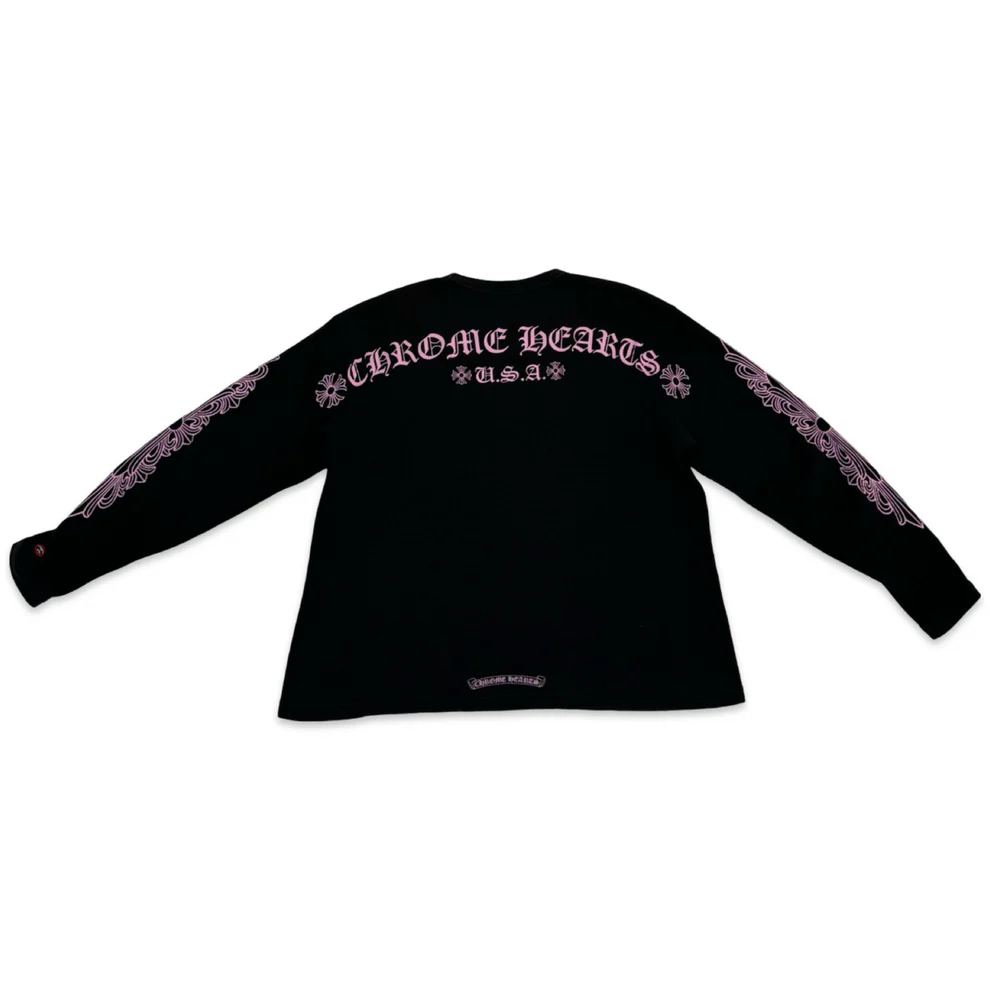 Chrome Hearts Pink Thermal Long Sleeve​ - Chrome Hearts