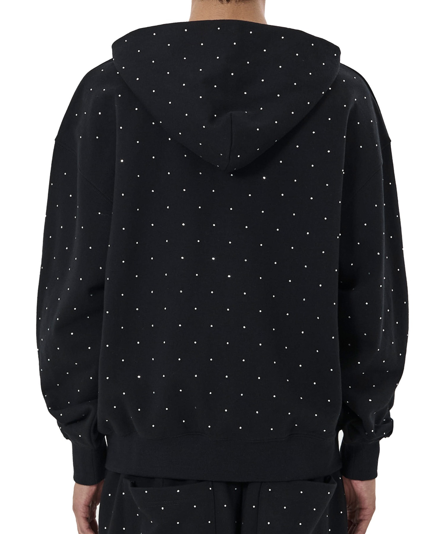 OY/オーワイ』CRYSTAL DOT HOODIE ZIP UP/クリスタルドットジップ
