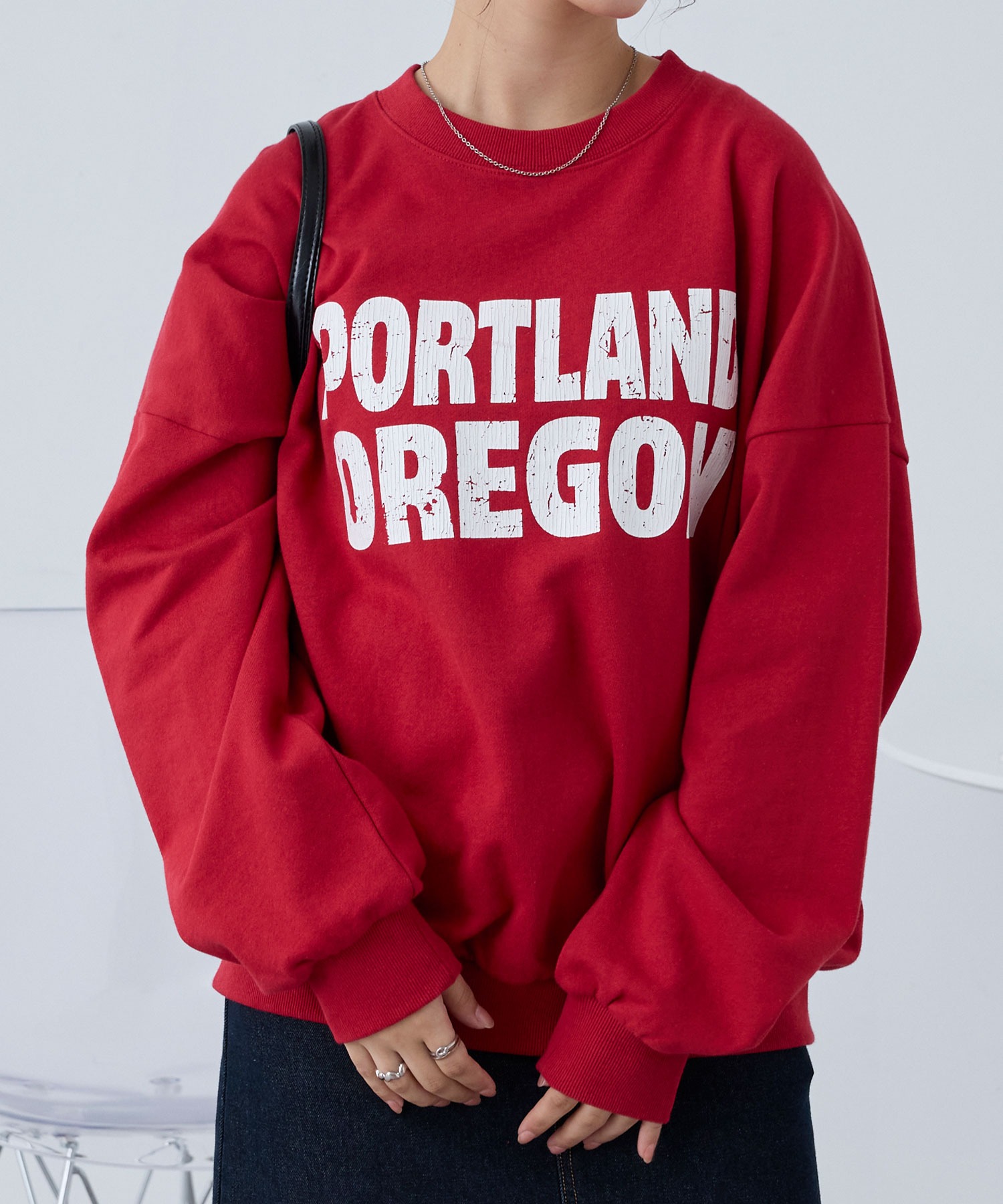 PARAMUS MINNESOTA LOGO CREW NECK SWEAT SHIRTS / パラマス ミネソタ