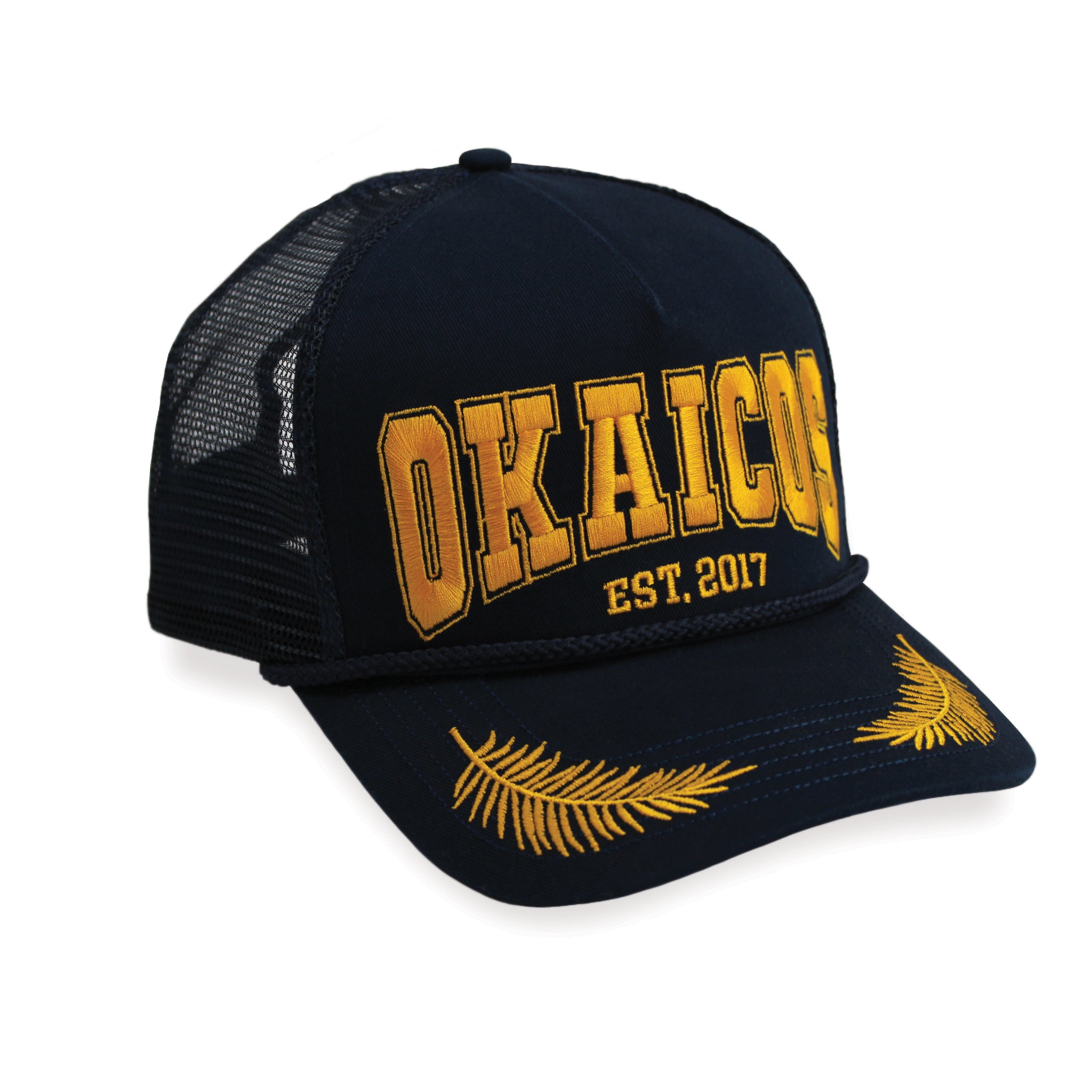 OKAICOS Navy Trucker Hat