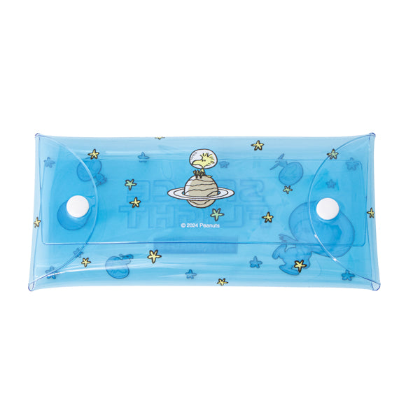 激レア 希少 スヌーピー クリアケース 収納 レトロ 虹 激レア 希少