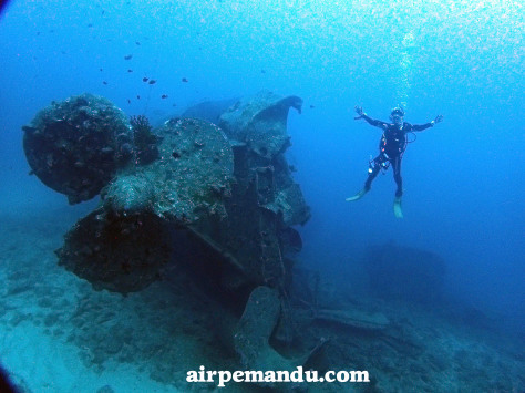 沖縄・古宇利島沖】ファンダイビング☆古宇利島の沖に眠る全長約100m