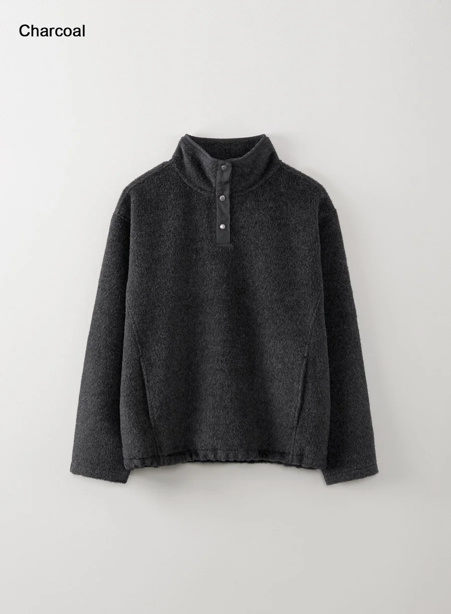 nap himalayas fleece jumper | OHOTORO
