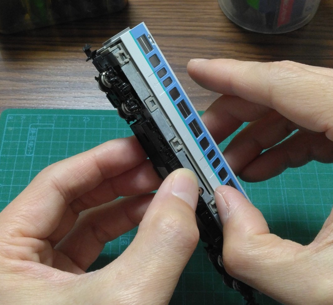 TOMIX(92709) 115系1000番台（長野色）の入線と不動車両の分解