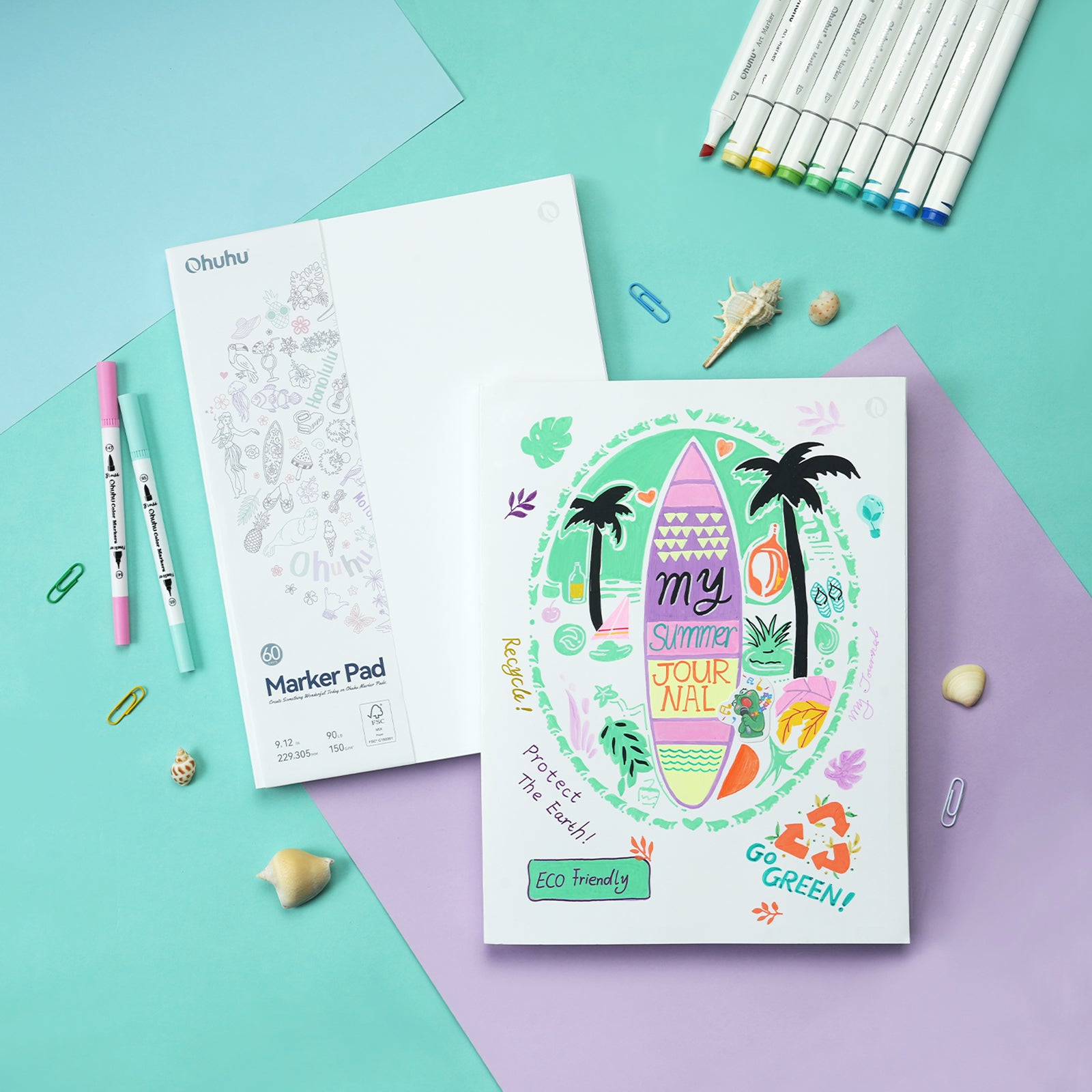 Ohuhu 両面使えるスケッチブック 天のり製本 – Ohuhu Japan