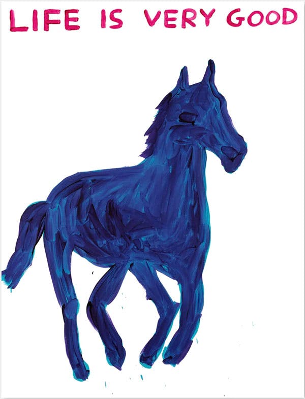 Life is Very Good ポスター + オーダーフレーム：デイヴィッド