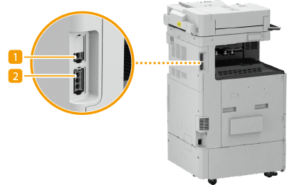 Back Side - Canon - imageRUNNER ADVANCE DX C3835i / C3830i