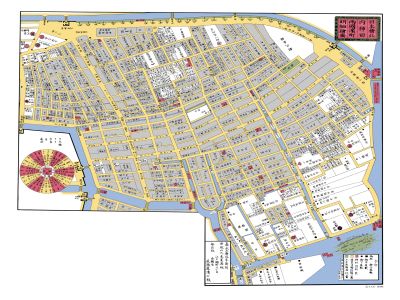 日本橋北内神田両国浜町明細絵図1-05 - こちずライブラリ
