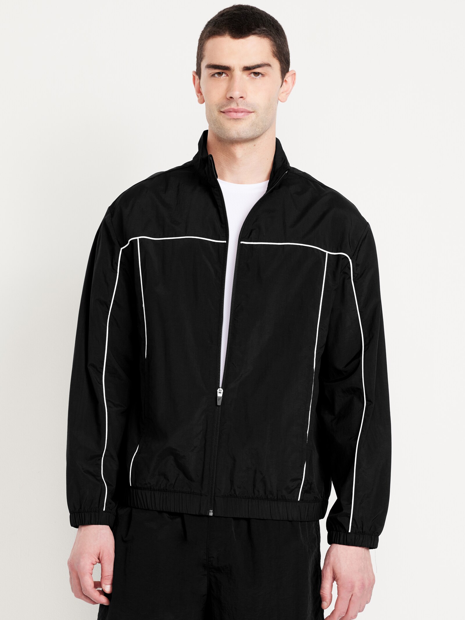 Nylon Track Jacket | Old Navy