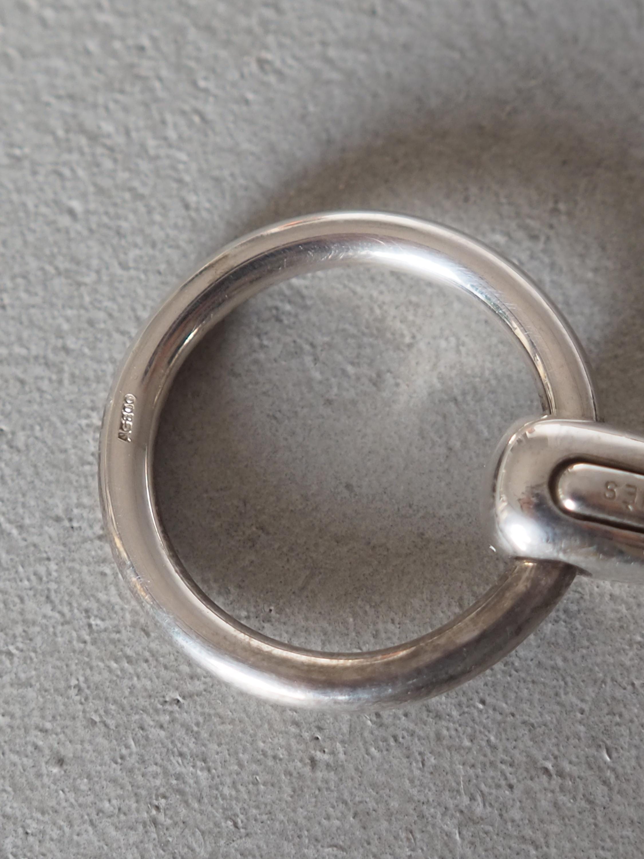 HERMES エルメス ホースビット キーリング キーホルダー シルバー