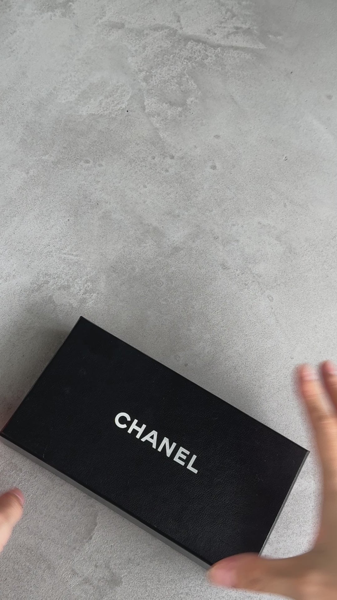 CHANEL シャネル ココ サングラスケース メガネケース ブラック レザー