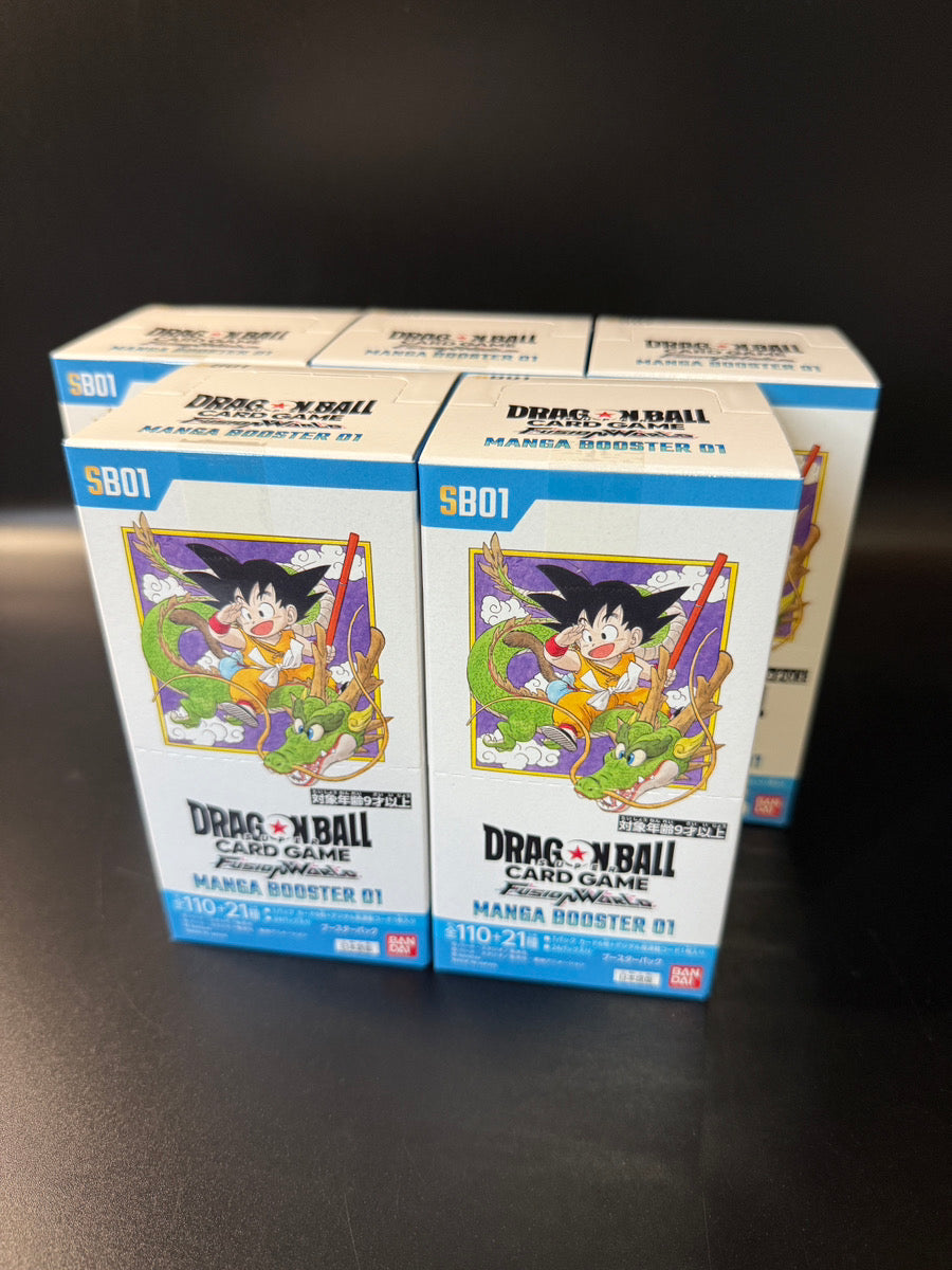 箱のまま発送】MANGA BOOSTER01 1box 箱のまま発送】MANGA BOOSTER01