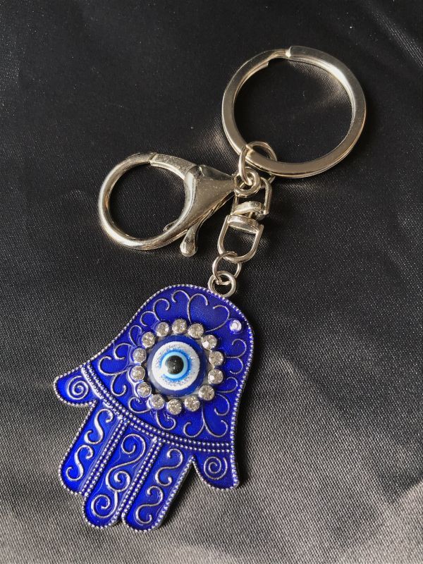 災いから身を守り幸運を引き寄せる ハムサ・ファティマ キーホルダー