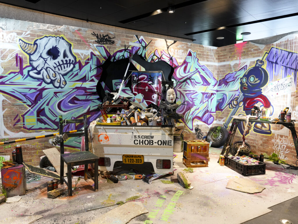 渋谷ストリーム ホールにて「Stream of Banksy Effect ストリート