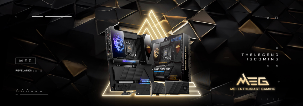 MSI最上位マザーボード「MEG Z890 GODLIKE」登場。ThunderBolt 5・Wi