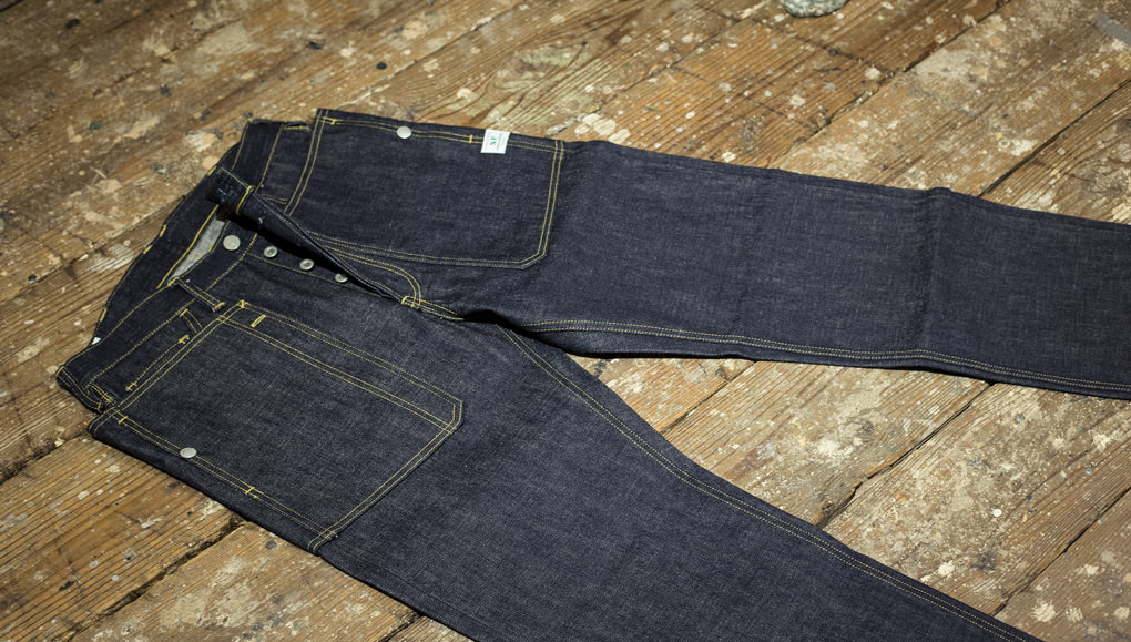 ルーズシルエットのデニムワークパンツ SASSAFRAS / フォールリーフR