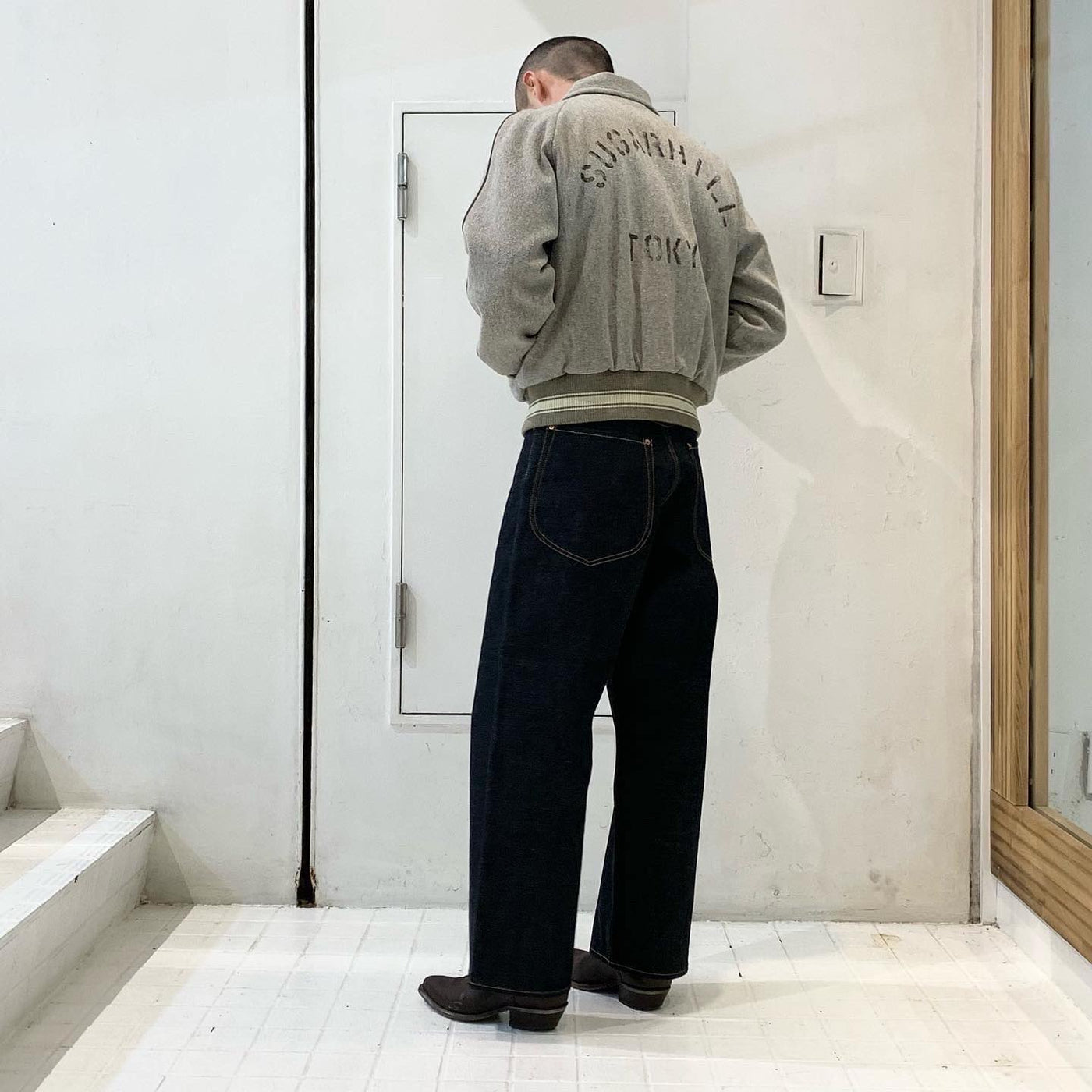 SUGARHILL】 MELTON STADIUM JACKET 23AWJK02 / CLASSIC DENIM PANTS