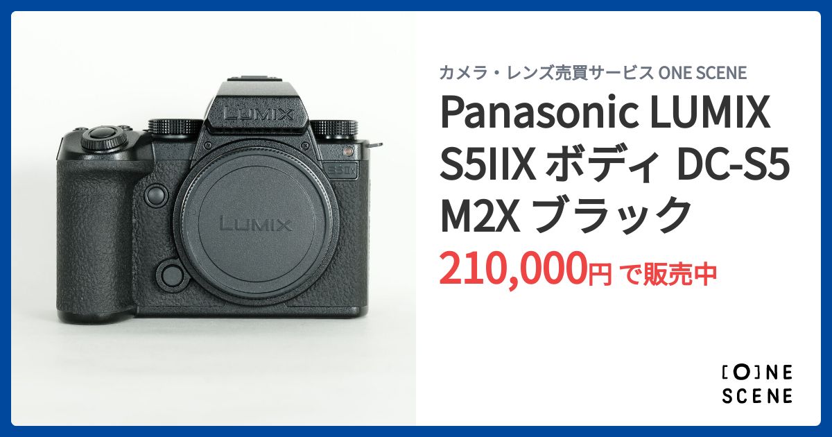 Panasonic LUMIX S5IIX ボディ DC-S5M2X ブラックの出品 | ONE SCENE