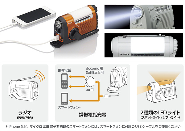 ソニーが防災用に最適な手回し充電ラジオ「ICF-B99」「ICF-B09」の受注