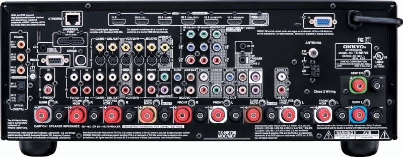 TX-NR708 | Onkyo