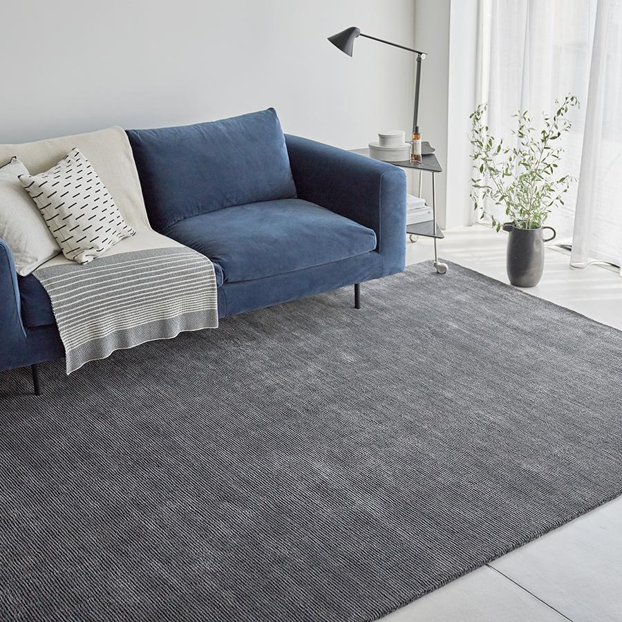 アクタスラグ ACTUSラグ アクタス ラグ ネイビーラグ 絨毯 プレーベル