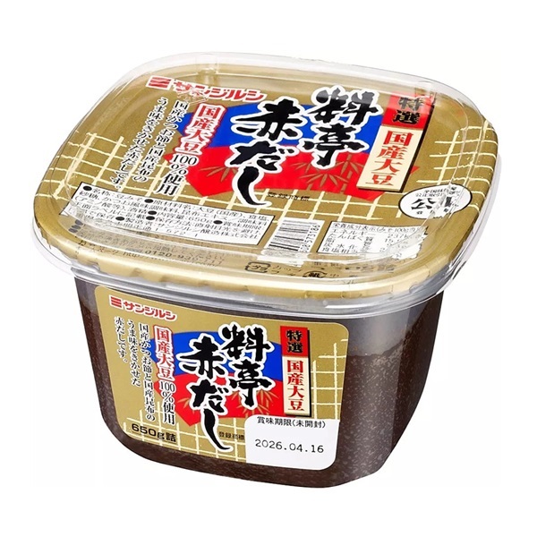 サンジルシ カップみそ特選料亭赤だし 650g｜アピタ・ピアゴ